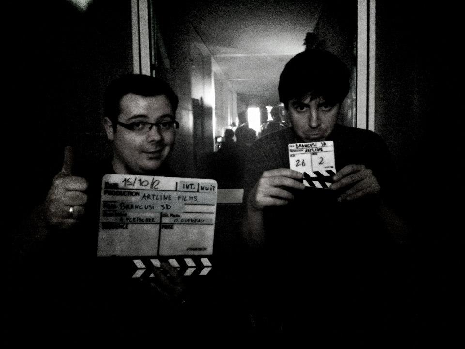 Tournage Brancusi 3D avec clap