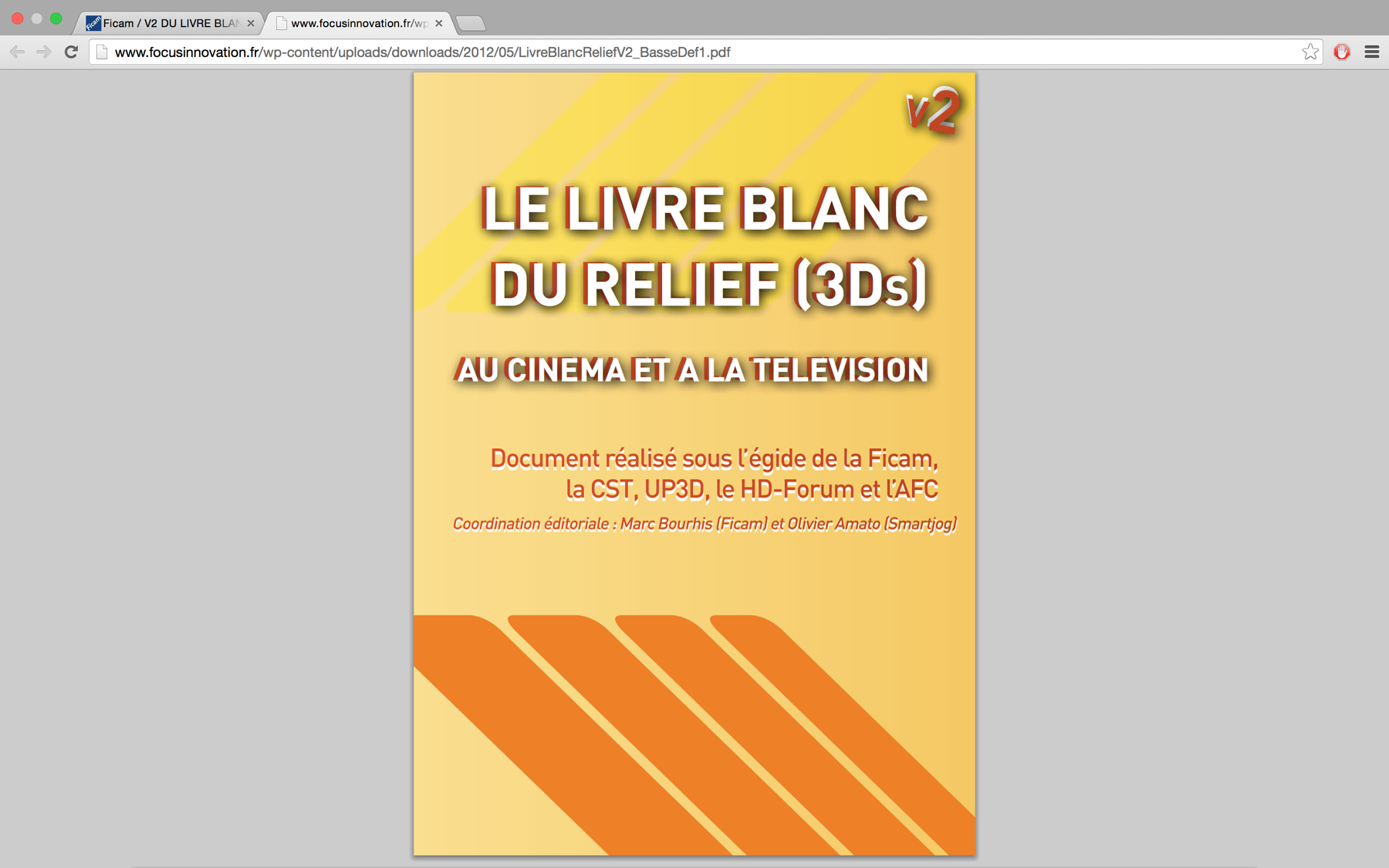 Le Livre Blanc du Relief
